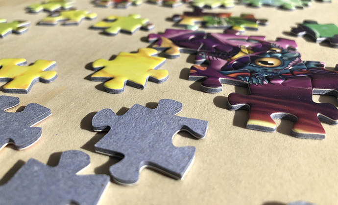 High quality jigsaw puzzle pieces from Pennywinks