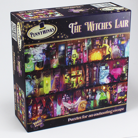 The Witches Lair Jigsaw 1000 piece witches jigsaw puzzle box