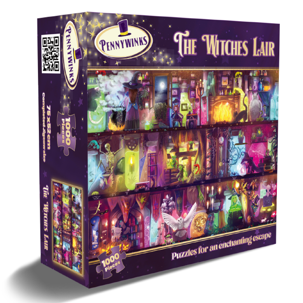 Front box of The Witches Lair